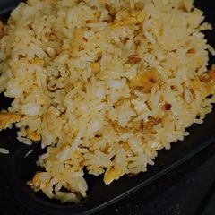 A picture of Egg rice 🍚.