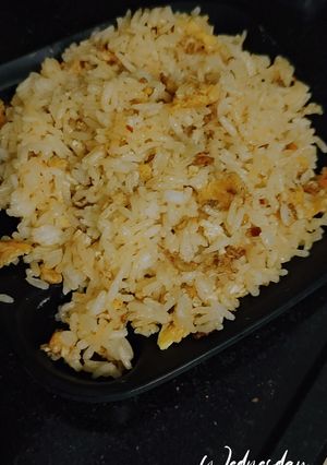 A picture of Egg rice 🍚.