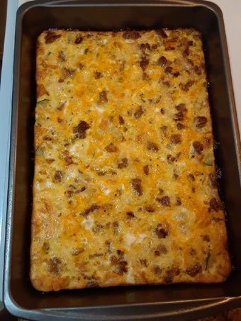 Easy Way Prepare Sausage Veggie Baked Omelet the Delicious So Delicious