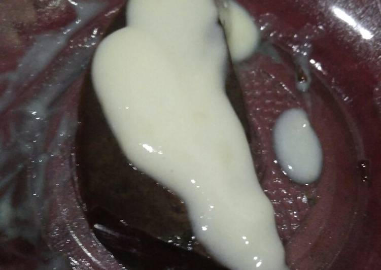 Puding coklat lembut