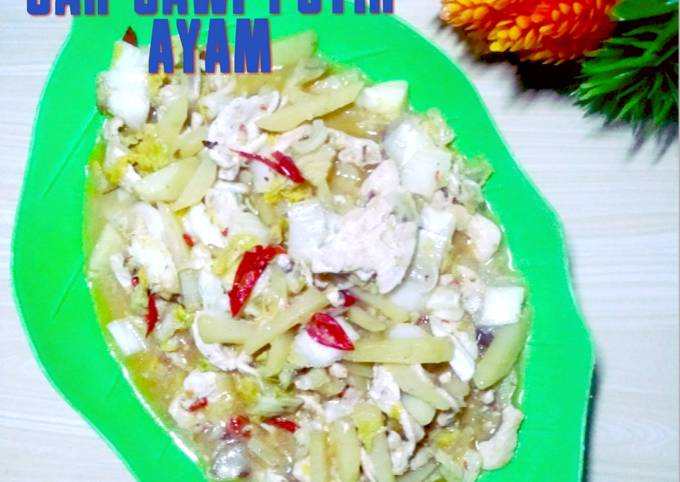 Resep Cah Sawi Putih Ayam Oleh Umi Rama Cookpad