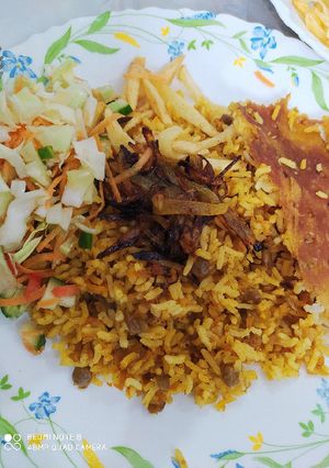 عکسی از دستور هویج پلو بدون گوشت یا مرغ