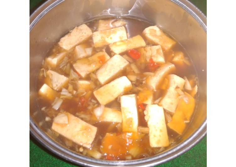 Resep Sapo Tahu Ori ala Anak Kos, Bikin Ngiler