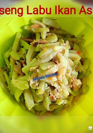 Foto resep Oseng Labu Ikan Asin