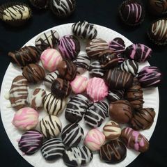 A picture of Chocolate Coconut & Biscuit Truffles.