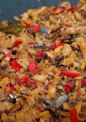 Foto resep Ikan tongkol suwir pedas