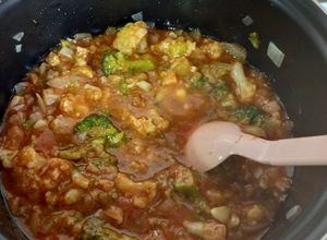 O poză a rețetei Mâncărică cu spanac și broccoli pentru copii.