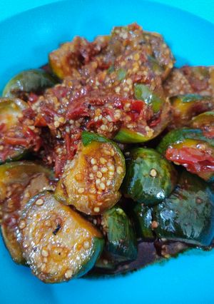 Foto resep Goreng terong lalap