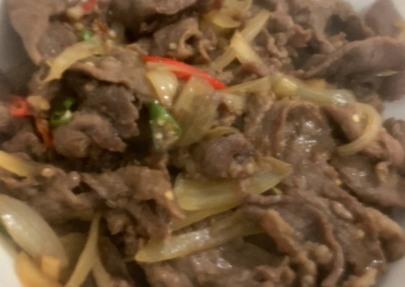 Beef teriyaki