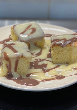 Menza piskóta csoki és vanília öntettel😋 recept fotója