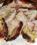 Pernil de cochinillo asado al carbón