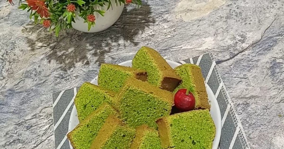 Bolu Pandan Gluten Free
