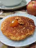Pancake de avena con manzana, un desayuno saludable