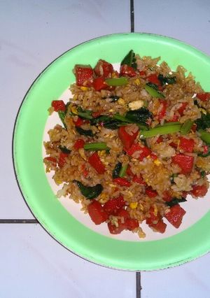 Foto resep Nasi goreng kornet praktis :)