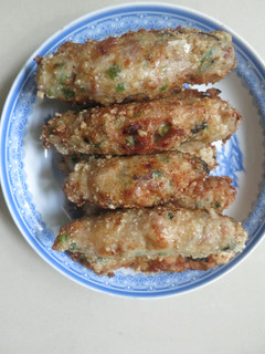 鮮蝦豬肉絲捲 的食譜成品照片