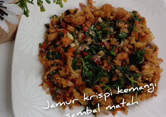 Jamur Krispi Kemangi Sambal Matah