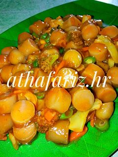 Foto resep Sosis Saus Pedas Manis