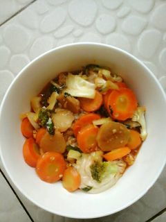 Foto resep Bakso ayam sayur saos padang