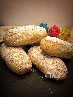 Una foto de Polvorones de naranja escarchada o confitada (Navidad)