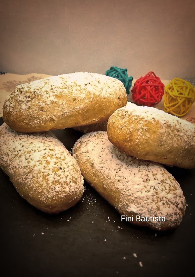 Una foto de Polvorones de naranja escarchada o confitada (Navidad)