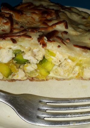 Una foto de Tarta de pollo #pollo