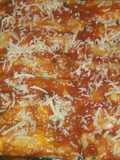 Canelones de sabalo y espinaca