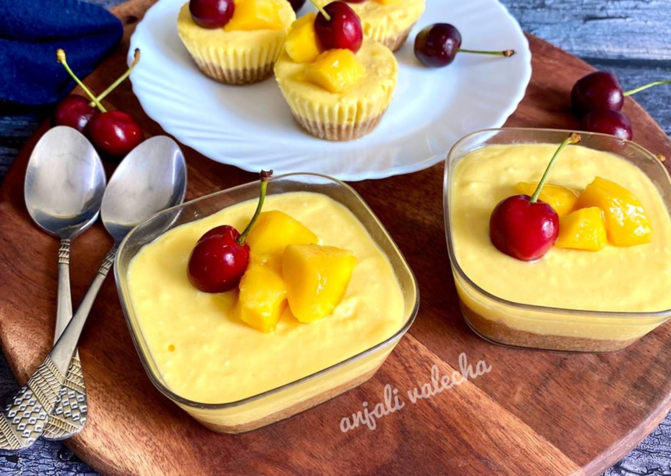 Mango cheesecake