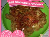 Ayam geprek ala bunda.