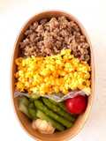 Chicken Soboro Donburi (Two-Color Bowl with Fluffy Scrambled Eggs and Chicken) – Easy Oyako Donburi