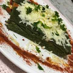 Una foto de Quiche de acelga o espinacas