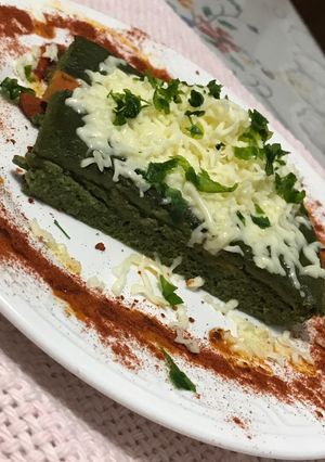 Una foto de Quiche de acelga o espinacas