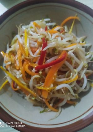 Foto resep Kongnamul Muchim / Stir Fry Bean Sprout / Tumis Toge Ala Korea