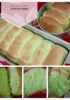 Foto resep Killer Toast Super Soft Pandan