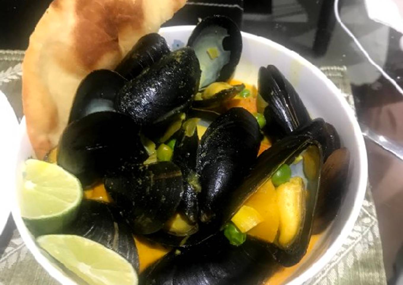 Curry Mussels