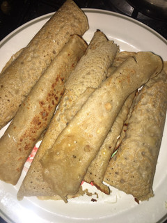 Una foto de Crepes de avena (súper fáciles)