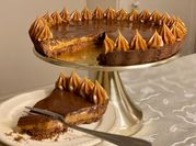 Una foto de cómo hacer el chocolate de la torta tofi