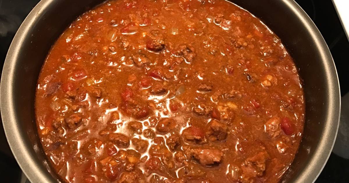 Simple & Easy Pressure Cooker Texas Style (beanless) Chili