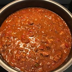 A picture of Simple & Easy Pressure Cooker Texas Style (beanless) Chili.