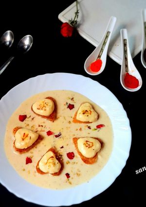A picture of Thandai Shahi Tukda Hearts.