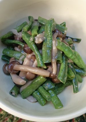 Foto resep Tumis kacang jamur shimeji