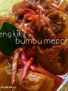 Foto resep Oseng kikil bumbu merah