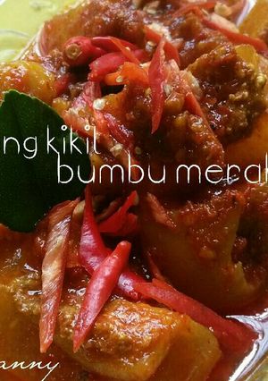 Foto resep Oseng kikil bumbu merah