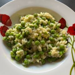 A picture of Pea risotto.