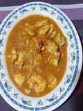 Udang ayam asem manis