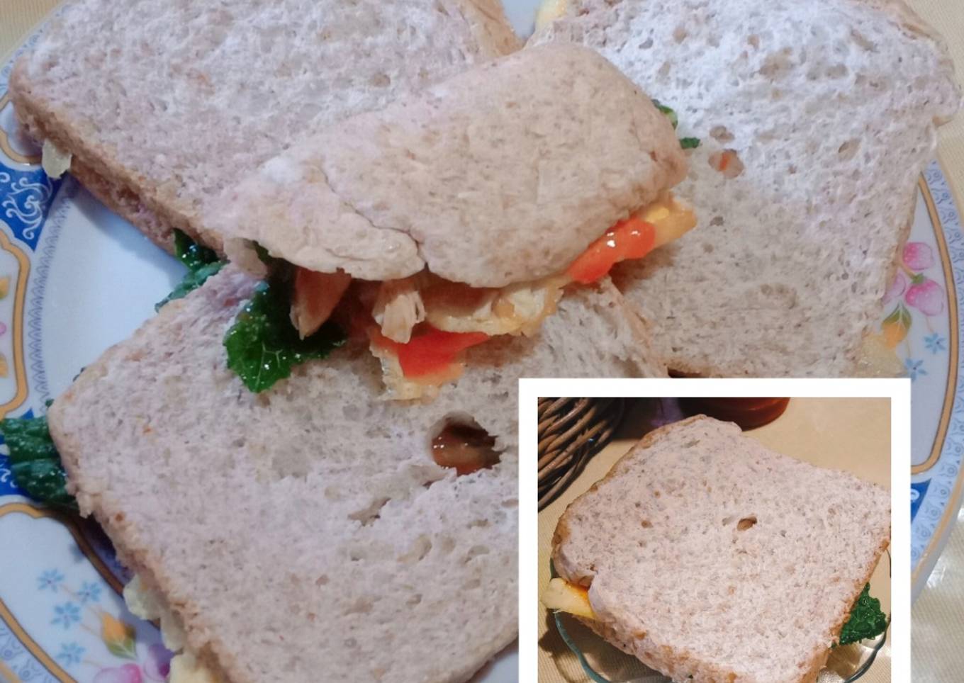 Sandwich Kale Simple