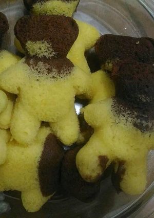 Foto resep Bolu kukus mini winnie the pooh