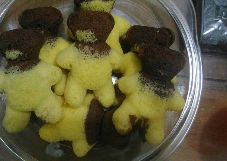 Bolu kukus mini winnie the pooh