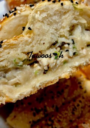 عکسی از دستور نان شکم پر (نان مرغ ،chicken bread)