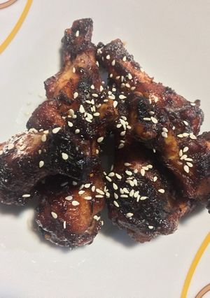 A picture of Hot Barbecue Chicken Wings.