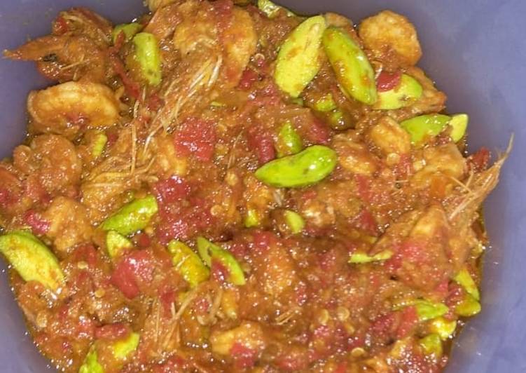 Resep Sambal udang pete yang Enak